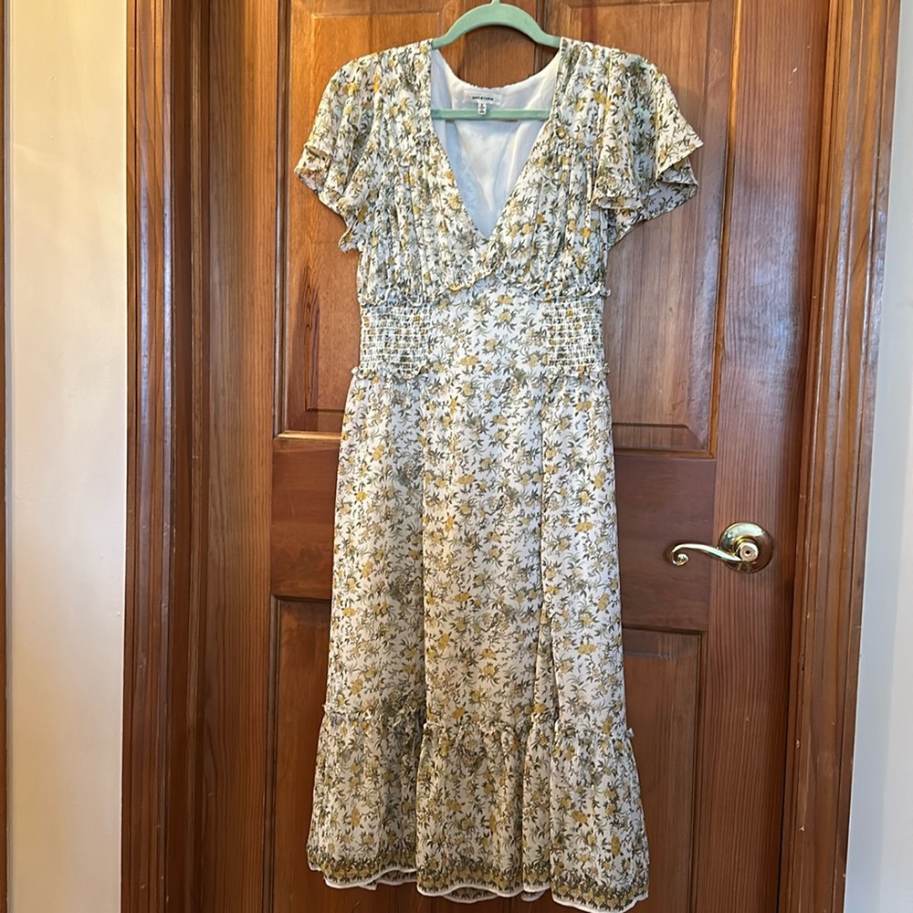 Dress size small, floral print